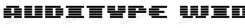 AudiType WideBold字体转换
